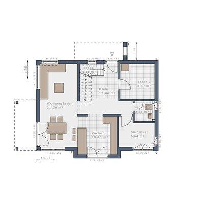 Grundrisse Erdgeschoss