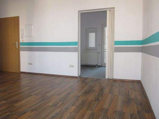 Blick ins Schlafzimmer 