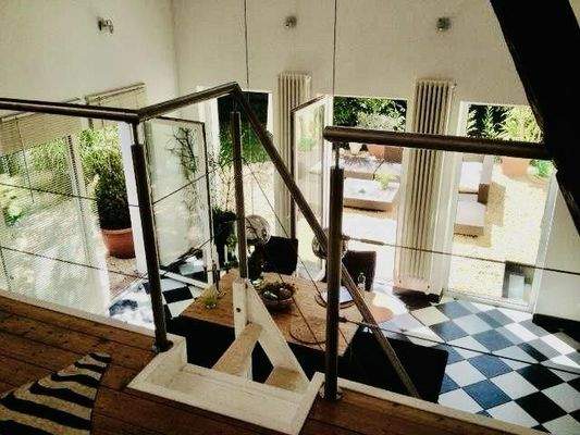 Blick von der Galerie