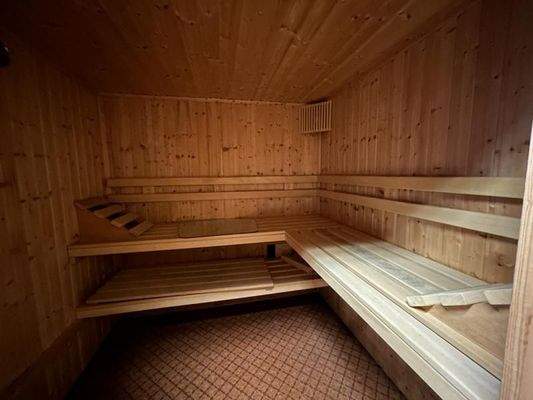 Sauna im Kellergeschoss