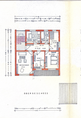 Grundgeriss Obergeschoss