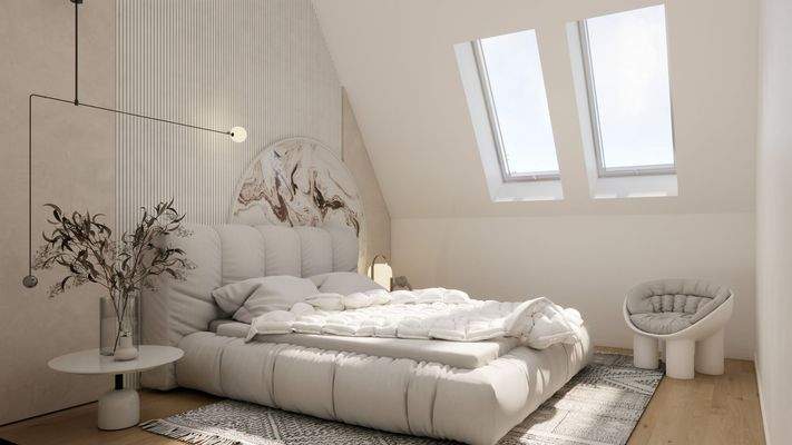 Schlafzimmer - visualisiert