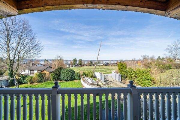 Blick vom Balkon Schlafzimmer