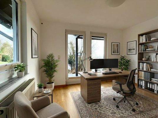 Blumenauer (c) - Arbeitszimmer (KI Verbessert)