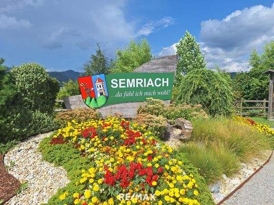 Ortseinfahrt Semriach