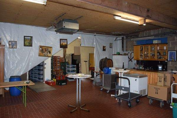 Blick in die alte Kelter