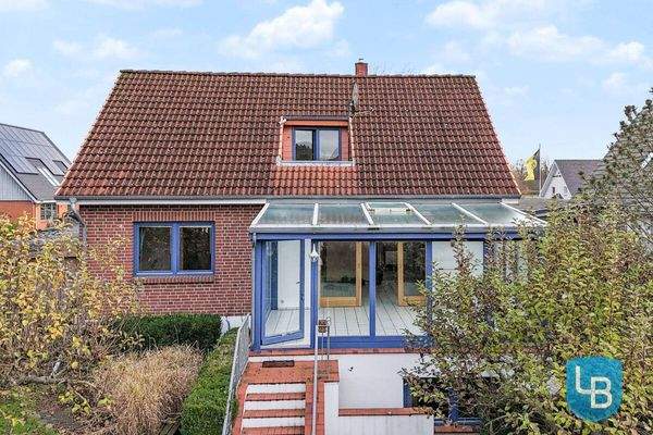 Rückansicht des Hauses