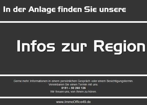 Hinweis auf Info zur Region