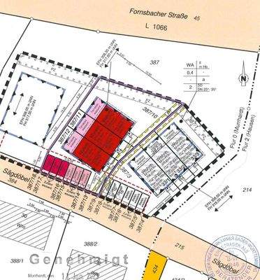Lageplan 2. Bauabschnitt