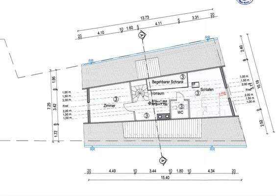 Grundriss Dachgeschoss