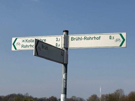 Wander- und Radfahrwege um die Ecke