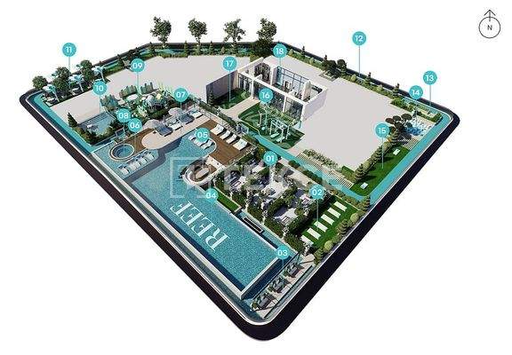 Investment Apartments with Shared Pool in DLRC Dubai