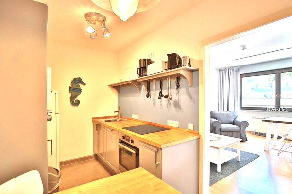 Küche zum Wohnzimmer