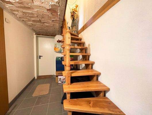 Treppenbereich im Keller