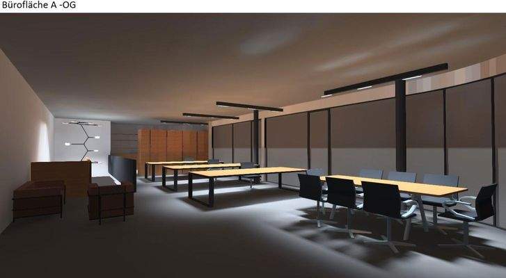 Büro OG Rendering