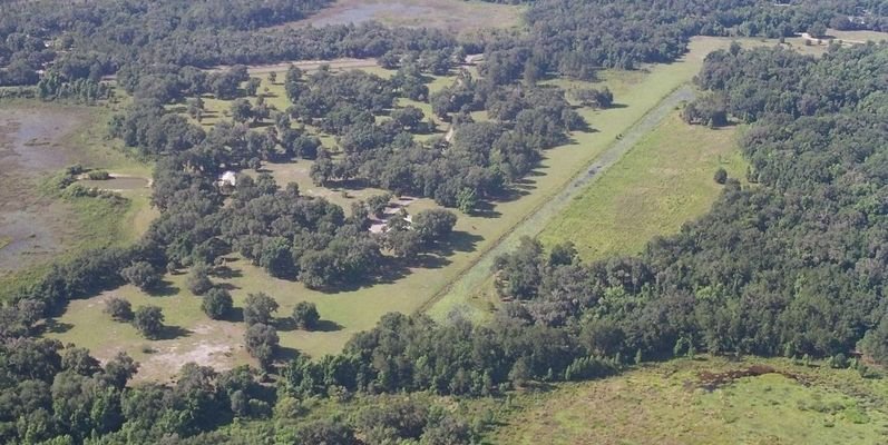 Aerial view, South