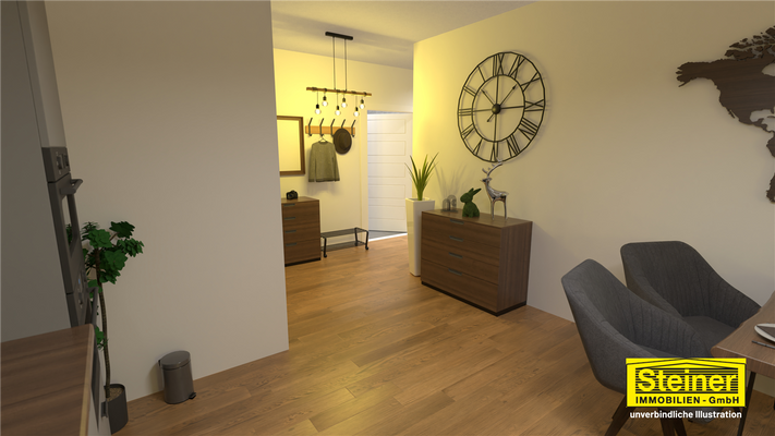 Illustration_Wohnzimmer_Flur