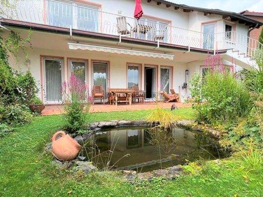 Blick auf die Terrasse