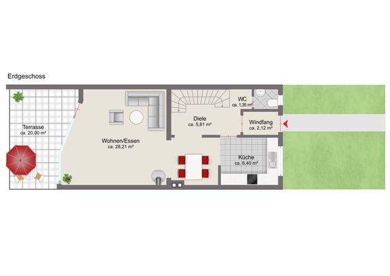 Grundriss Erdgeschoss