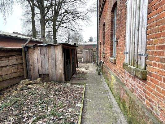 Weg zu den Stellpätzen