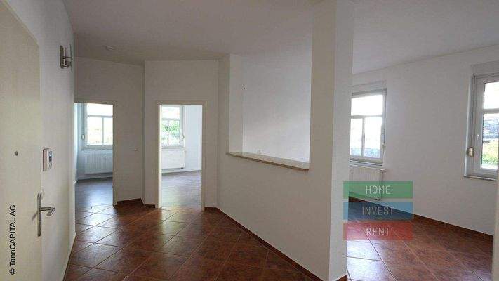 Livingarea Blick auf Tresen