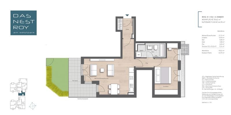 DAS NESTROY am Westpark – Wohnung 31