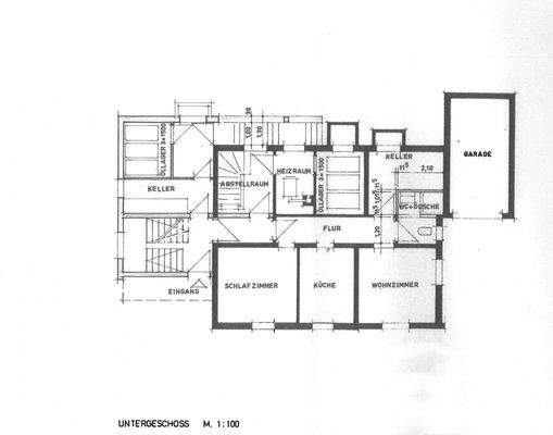 Grundriss Untergeschoss