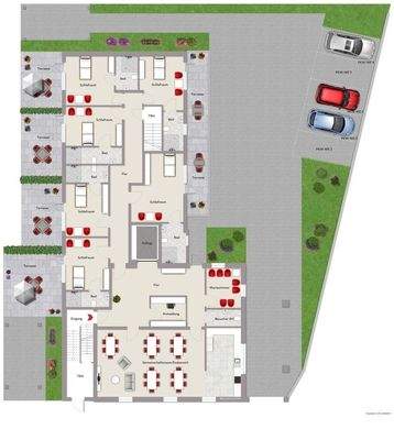 mit Beispielmöblierung