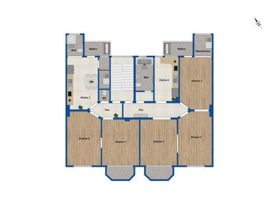 Grundriss 2. Obergeschoss