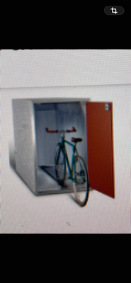 Absolut sicher verschlossen 
bis 2 Fahrräder usw. 