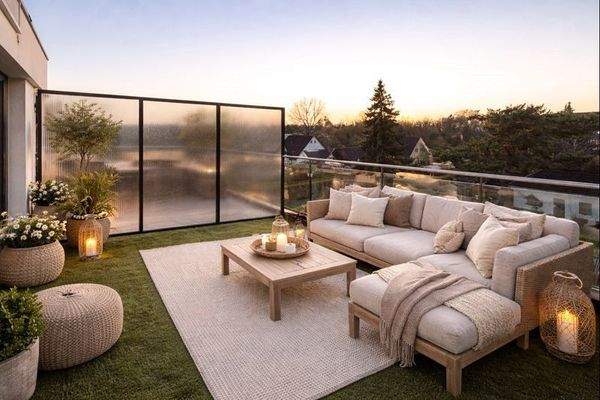 Visualisierung Einrichtungsbeispiel Dachterrasse