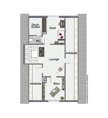 Grundriss Dachgeschoss