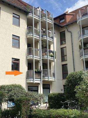 Balkon Richtung Süden