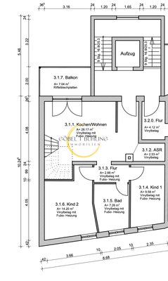 Grundriss Obergeschoss