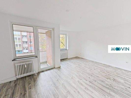 Ansicht I: Wohn- und Esszimmer