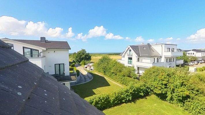 Ausblick durch das Dachflächenfenster nach Nordost