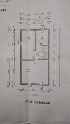 Grundriss Keller
