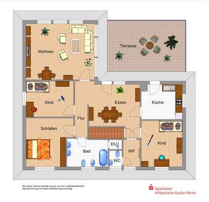 Erdgschoss Grundrissbeispiel