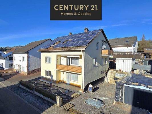 Ansicht des Hauses von der rechten Hausseite