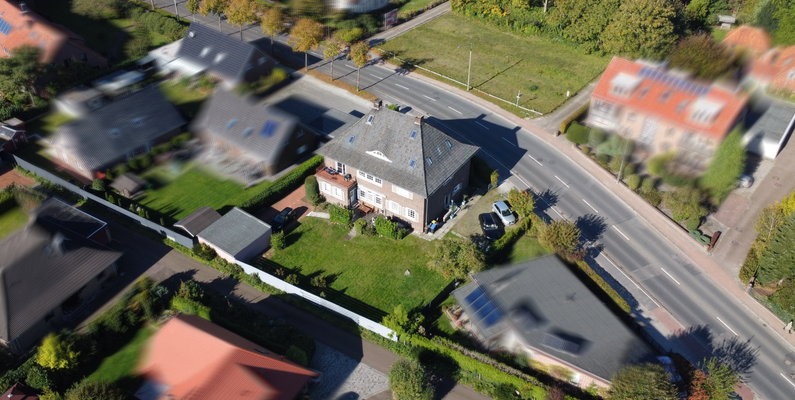 Außen Drohne seitlich