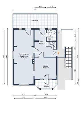 Grundriss Erdgeschoss