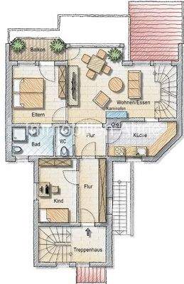 Grundriss Obergeschoss