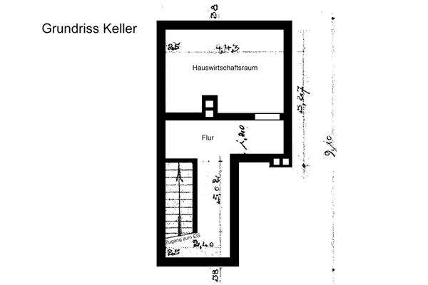 Grundriss Kellergeschoss
