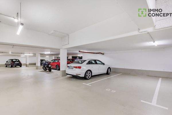 Underground parking space