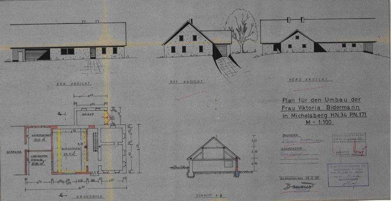 Baupläne und Ansichten