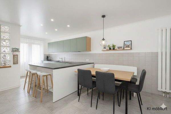 KI Beispiel Küche - Essbereich Hinterhaus