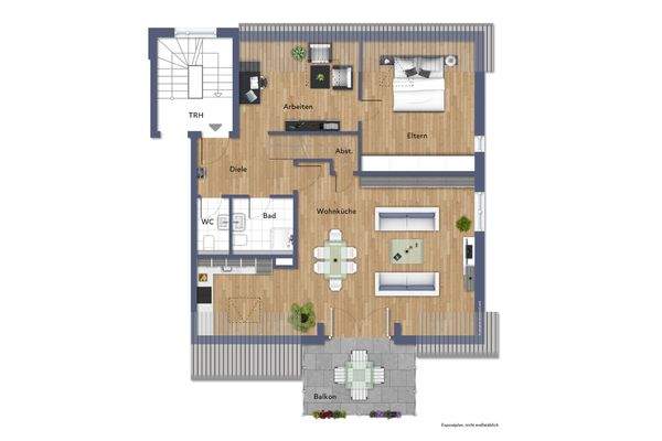 Grundriss Obergeschoss