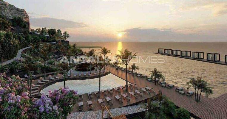 Sea View Real Estate with Private Beach and Pier in Bodrum