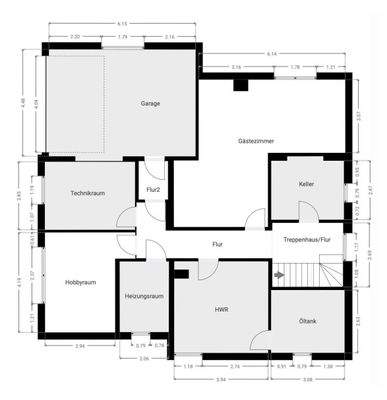 Grundriss Kellergeschoss