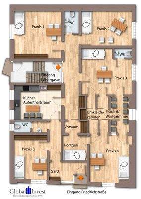 Friedrichstr. 2a Praxis EG